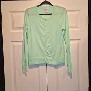 Old Navy Mint Green Button Cardigan